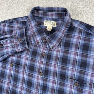 Duluth Trading Co Shirt Mens 3XLT TALL  Flannel‎ Relaxed Fit Thick